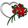 Heart And Flowers Image